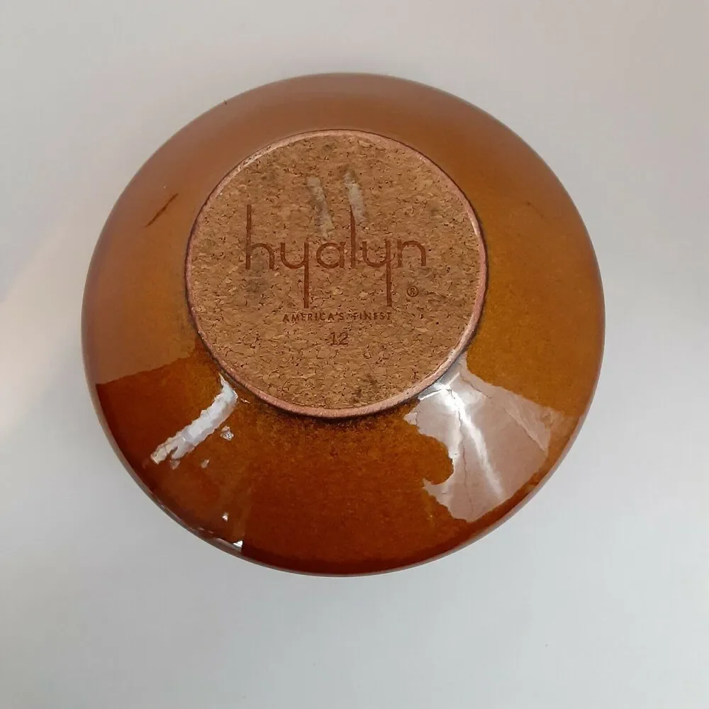 Vintage Hyalyn Ashtray,Drip Glaze & Smooth,Mid Century Modern, Scandinavian